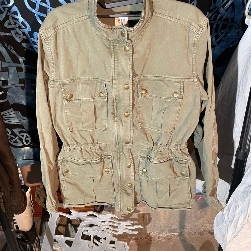 GAP Military Olive Utility Jacket